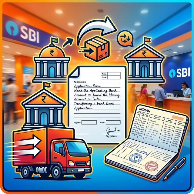 Bank Account Transfer Application In Hindi