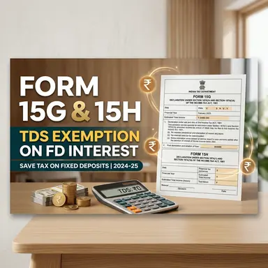 Form 15G PDF Download 2026 and TDS Calculator