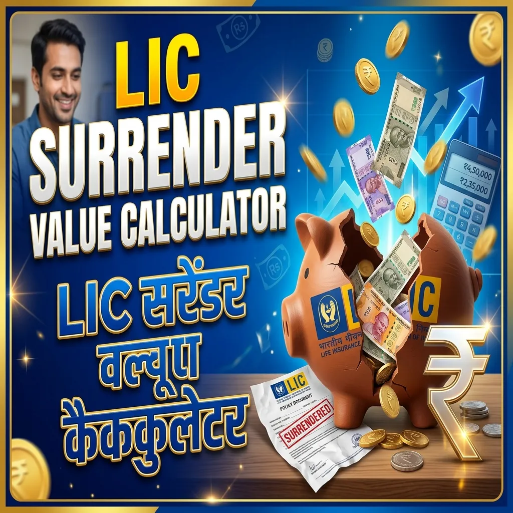 LIC Surrender Value Calculator 2026 and Form 5074 PDF